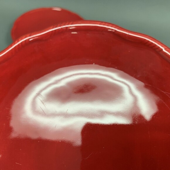 Tracy Porter Jolly Ol Snowy Salad Plates Red Lot of 3 - Picture 7 of 11